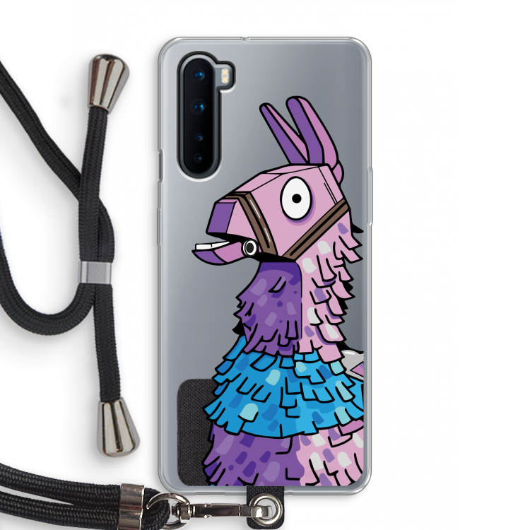 Lama: OnePlus Nord Transparant Hoesje met koord