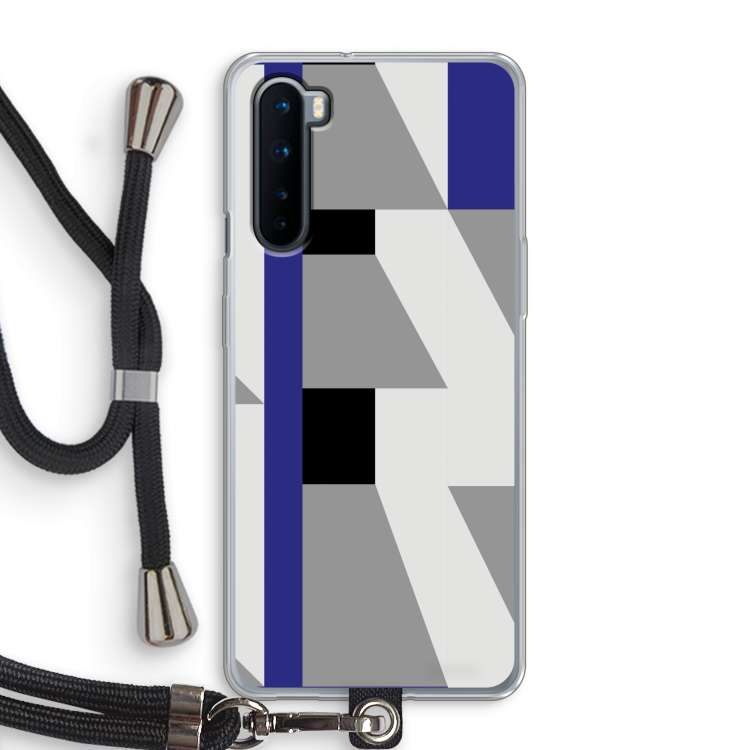 Gestalte 2: OnePlus Nord Transparant Hoesje met koord