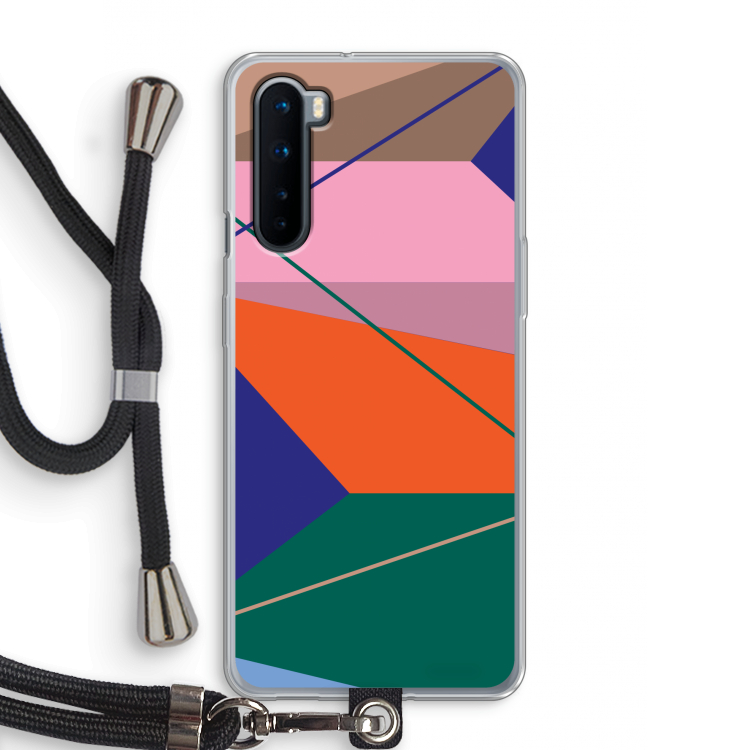Gestalte 1: OnePlus Nord Transparant Hoesje met koord