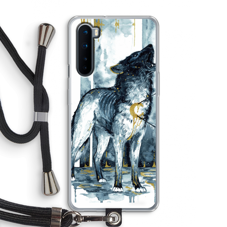 Bleeding Soul: OnePlus Nord Transparant Hoesje met koord