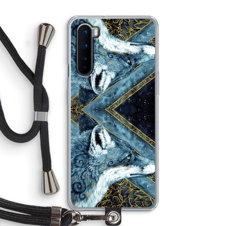 Golden Fox: OnePlus Nord Transparant Hoesje met koord