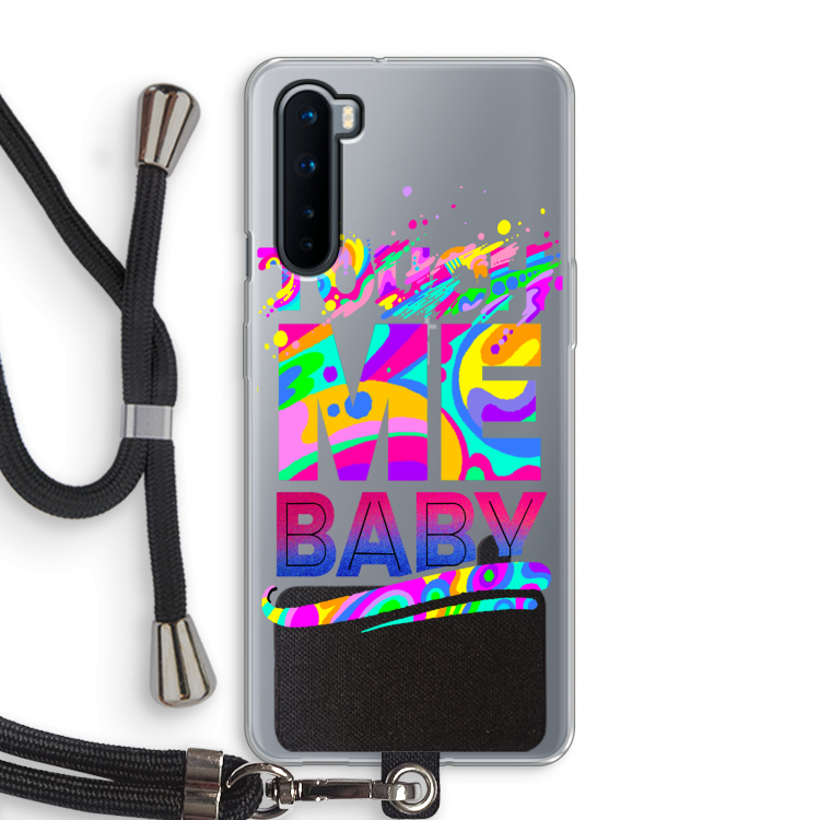 Touch Me: OnePlus Nord Transparant Hoesje met koord