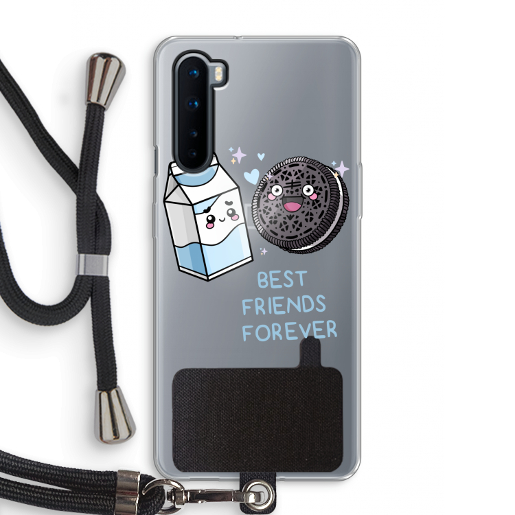 Best Friend Forever: OnePlus Nord Transparant Hoesje met koord