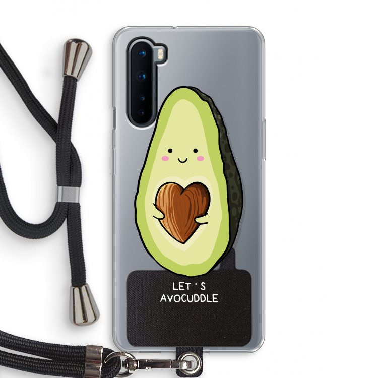 Avocuddle: OnePlus Nord Transparant Hoesje met koord