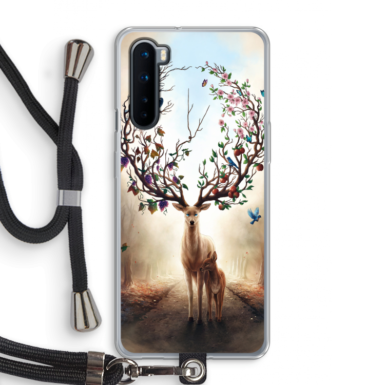 Seasons Change: OnePlus Nord Transparant Hoesje met koord