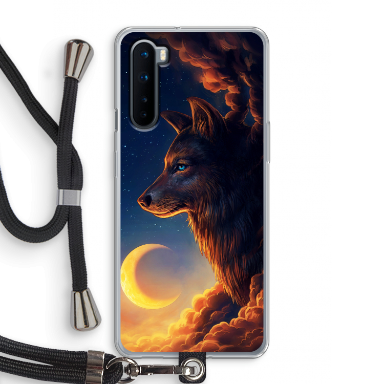 Night Guardian: OnePlus Nord Transparant Hoesje met koord