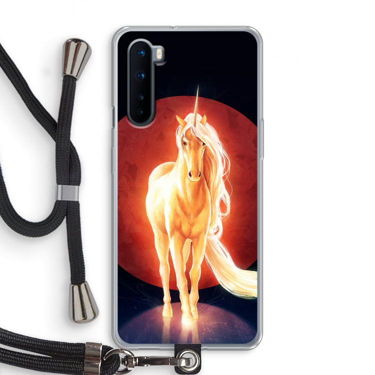Last Unicorn: OnePlus Nord Transparant Hoesje met koord