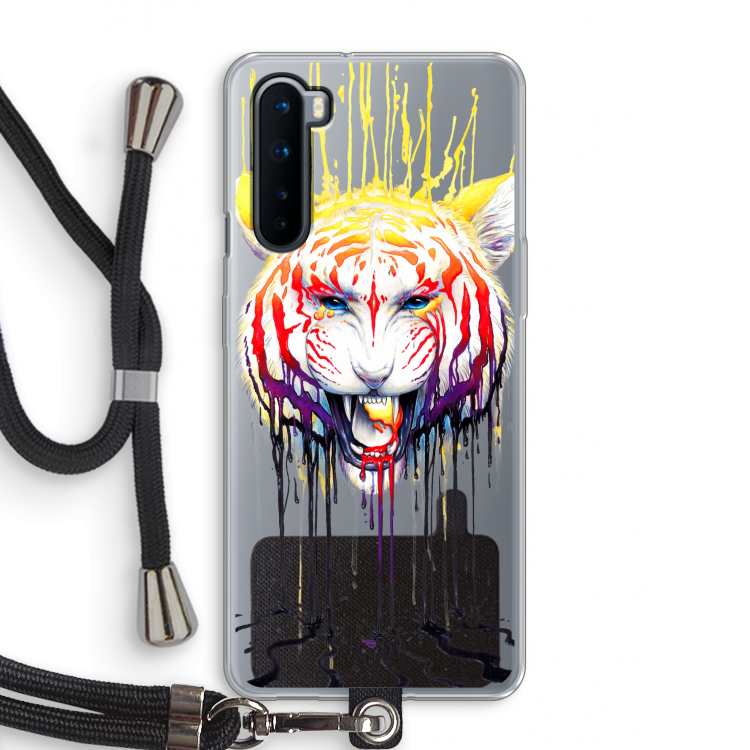 Fading: OnePlus Nord Transparant Hoesje met koord