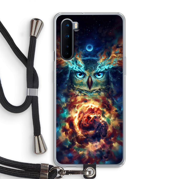 Aurowla: OnePlus Nord Transparant Hoesje met koord