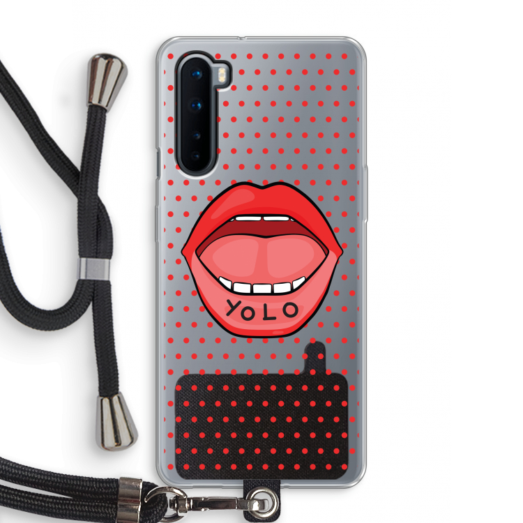 Yolo Denise: OnePlus Nord Transparant Hoesje met koord