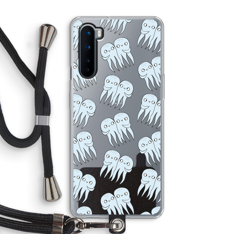 Octopussen: OnePlus Nord Transparant Hoesje met koord
