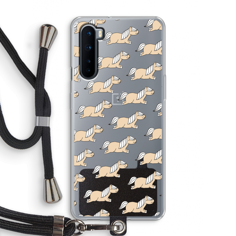 Ponys: OnePlus Nord Transparant Hoesje met koord
