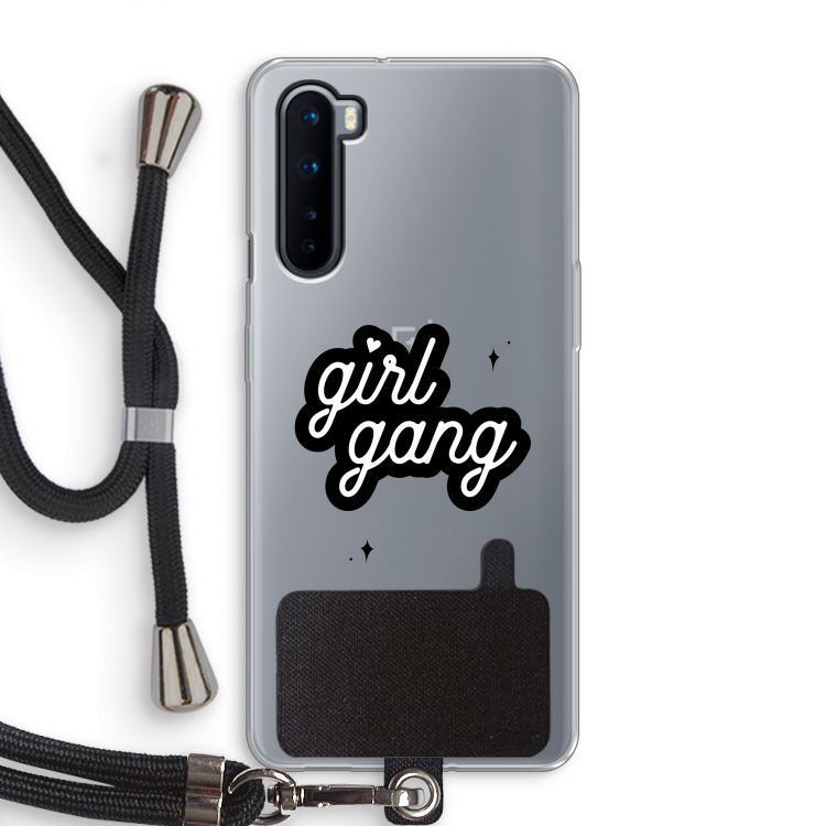 Girl Gang: OnePlus Nord Transparant Hoesje met koord