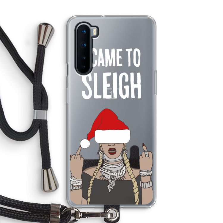 Came To Sleigh: OnePlus Nord Transparant Hoesje met koord