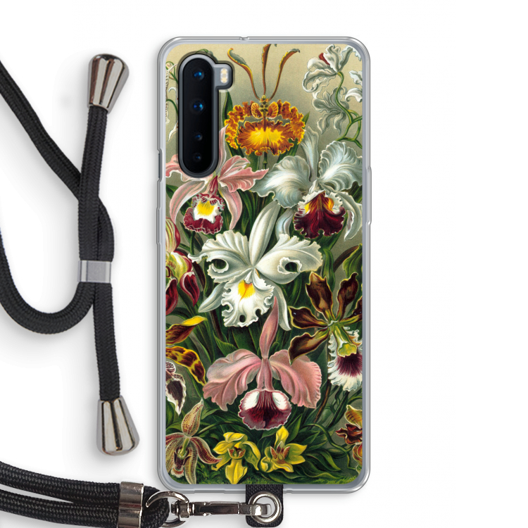 Haeckel Orchidae: OnePlus Nord Transparant Hoesje met koord