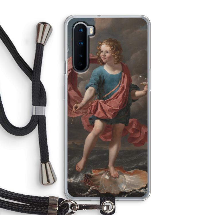 Soap Bubbles: OnePlus Nord Transparant Hoesje met koord