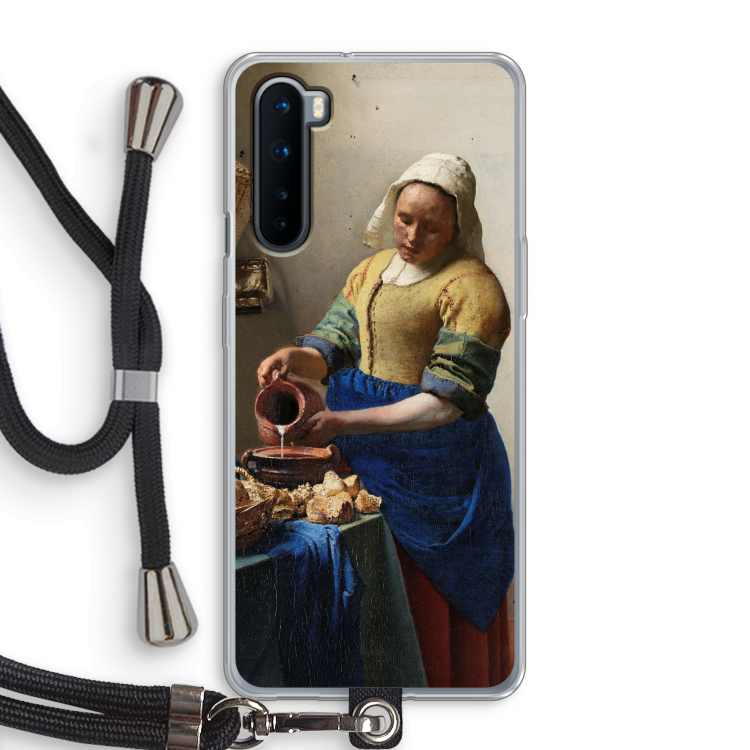 The Milkmaid: OnePlus Nord Transparant Hoesje met koord