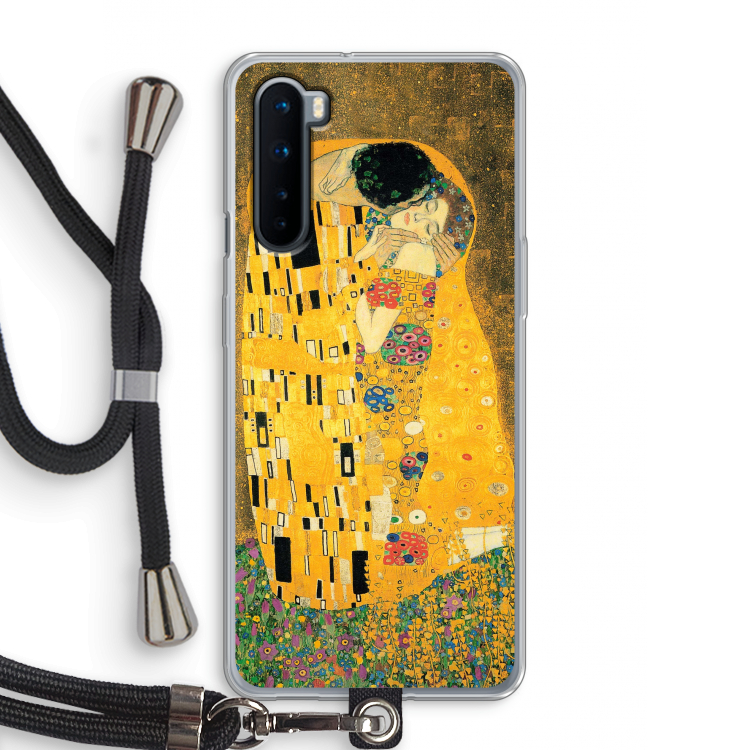Der Kuss: OnePlus Nord Transparant Hoesje met koord