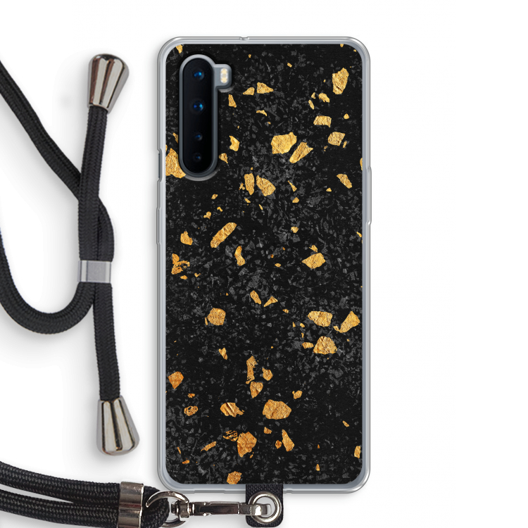 Terrazzo N°7: OnePlus Nord Transparant Hoesje met koord
