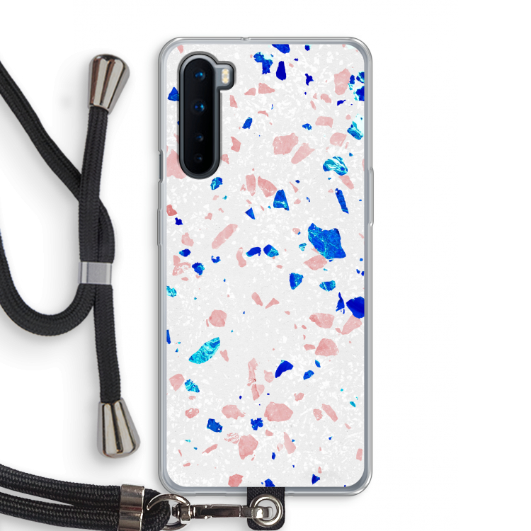 Terrazzo N°6: OnePlus Nord Transparant Hoesje met koord