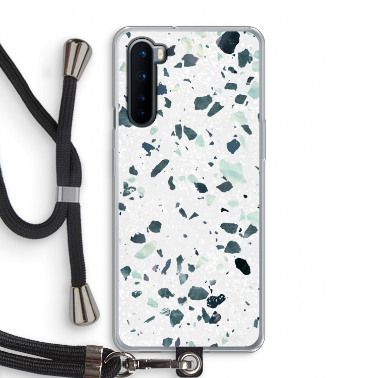 Terrazzo N°2: OnePlus Nord Transparant Hoesje met koord