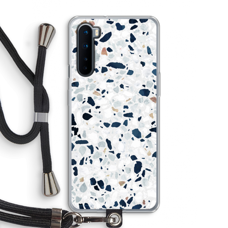 Terrazzo N°1: OnePlus Nord Transparant Hoesje met koord