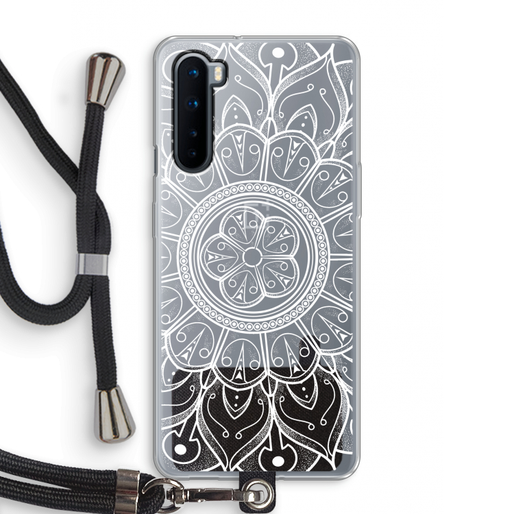 Roses Are Red: OnePlus Nord Transparant Hoesje met koord