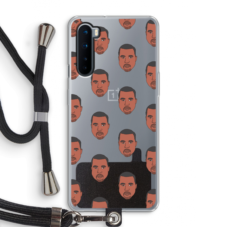 Kanye Call Me?: OnePlus Nord Transparant Hoesje met koord