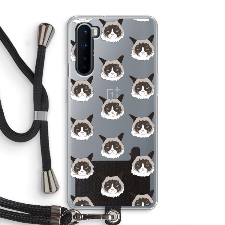 It's a Purrr Case: OnePlus Nord Transparant Hoesje met koord