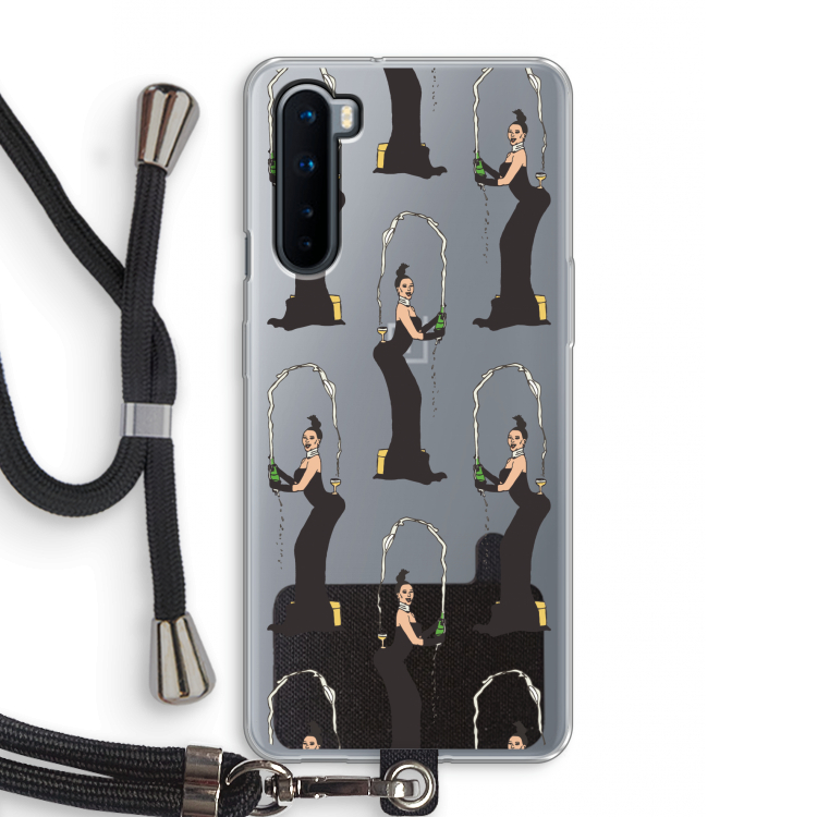 Pop Some Kim: OnePlus Nord Transparant Hoesje met koord