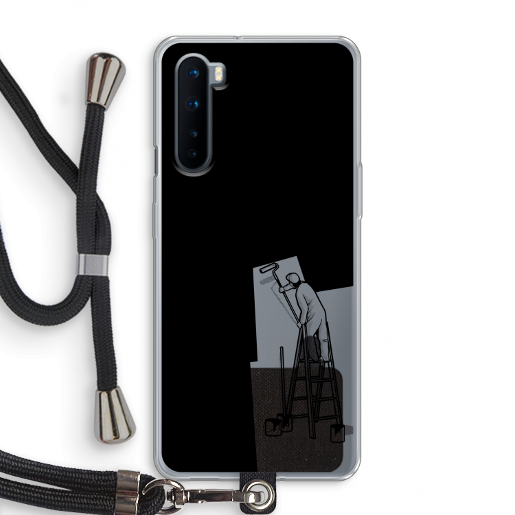 Musketon Painter: OnePlus Nord Transparant Hoesje met koord