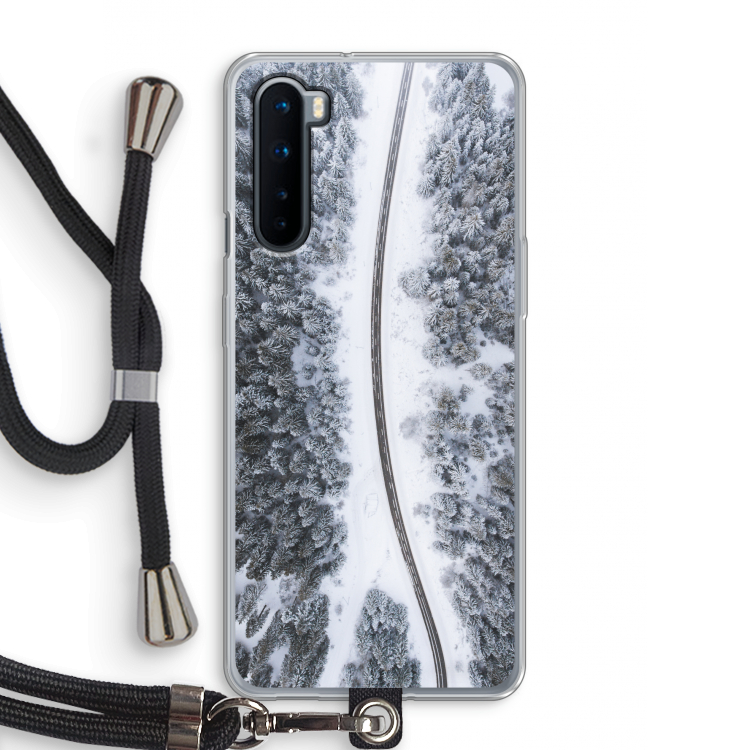 Snøfall: OnePlus Nord Transparant Hoesje met koord