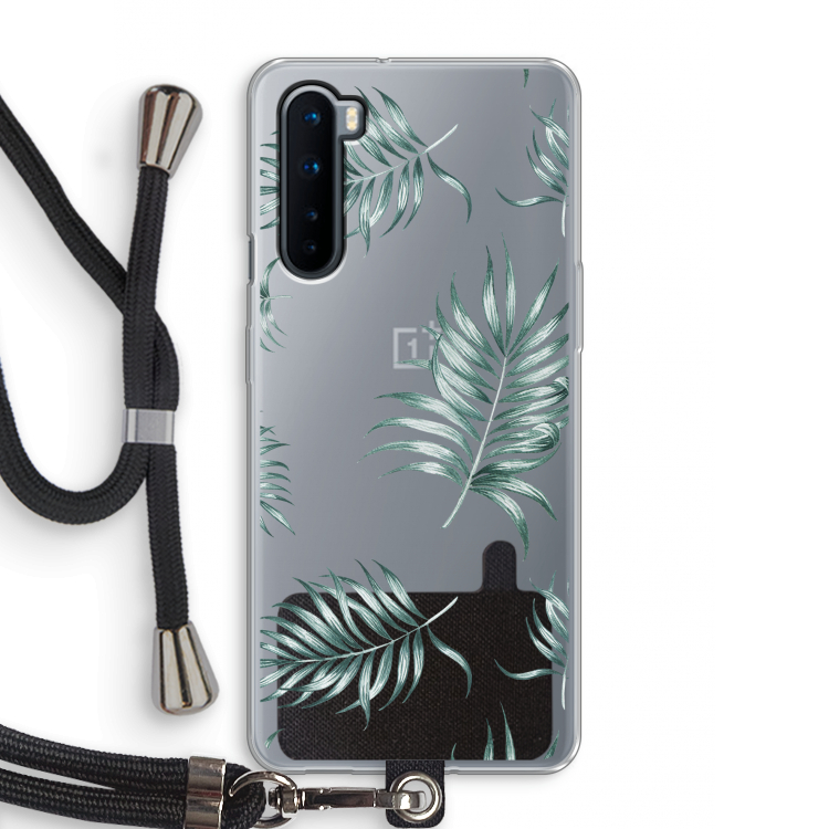 Simple leaves: OnePlus Nord Transparant Hoesje met koord