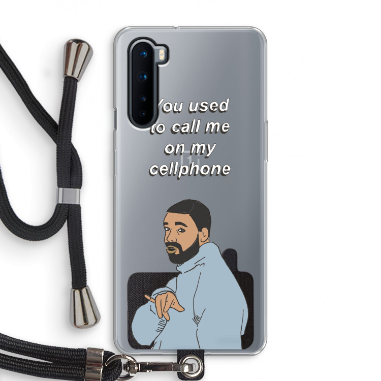 Hotline bling: OnePlus Nord Transparant Hoesje met koord