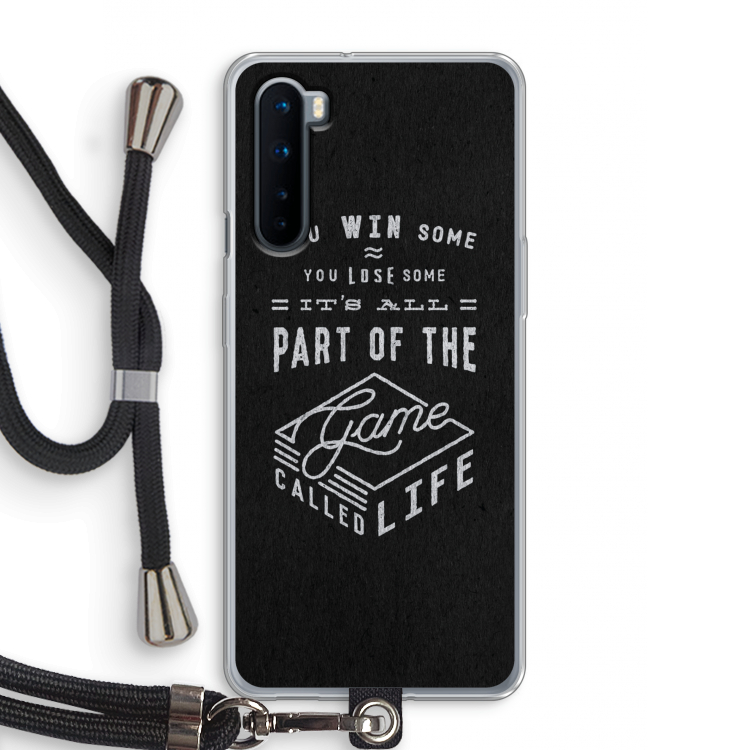 Life: OnePlus Nord Transparant Hoesje met koord
