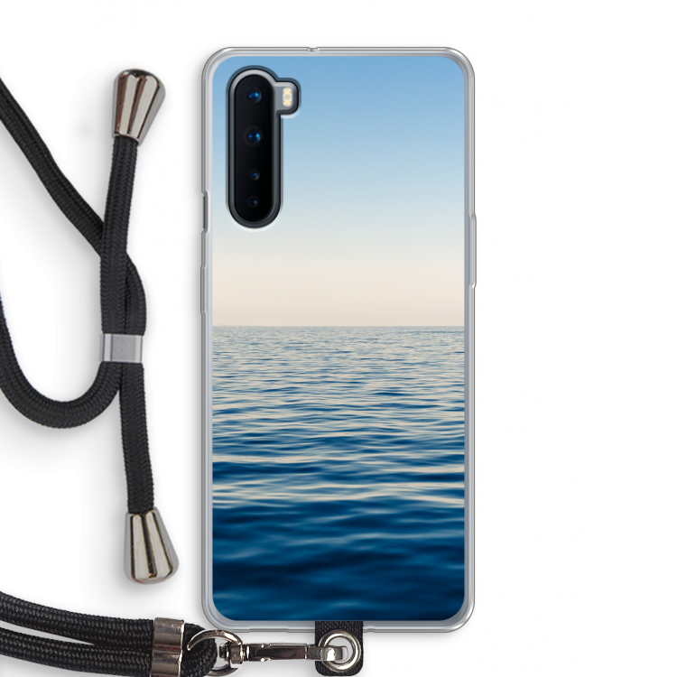 Water horizon: OnePlus Nord Transparant Hoesje met koord