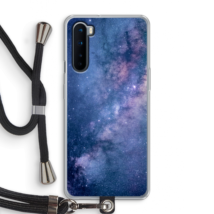 Nebula: OnePlus Nord Transparant Hoesje met koord