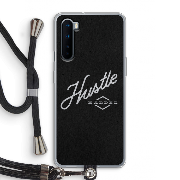 Hustle: OnePlus Nord Transparant Hoesje met koord