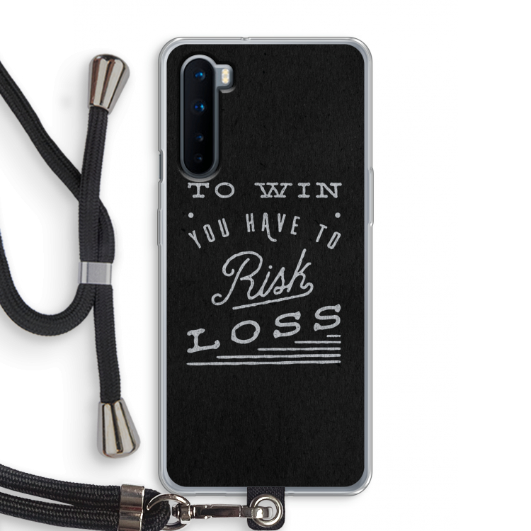 Risk loss: OnePlus Nord Transparant Hoesje met koord