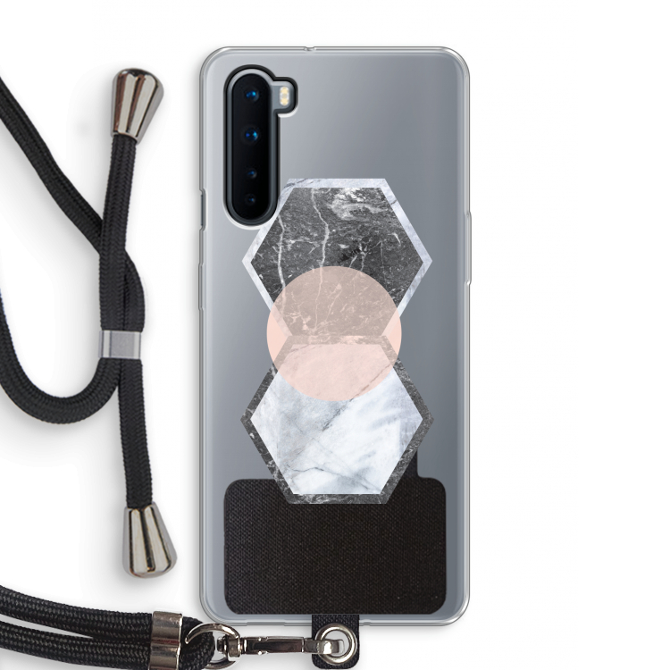 Creatieve toets: OnePlus Nord Transparant Hoesje met koord