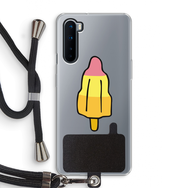 Raketijsje: OnePlus Nord Transparant Hoesje met koord