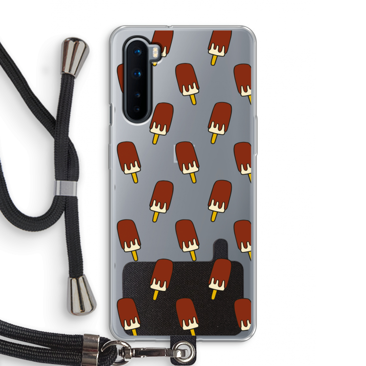 Yummy: OnePlus Nord Transparant Hoesje met koord