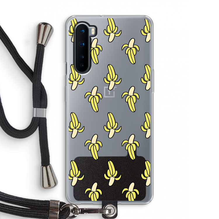 Bananas: OnePlus Nord Transparant Hoesje met koord