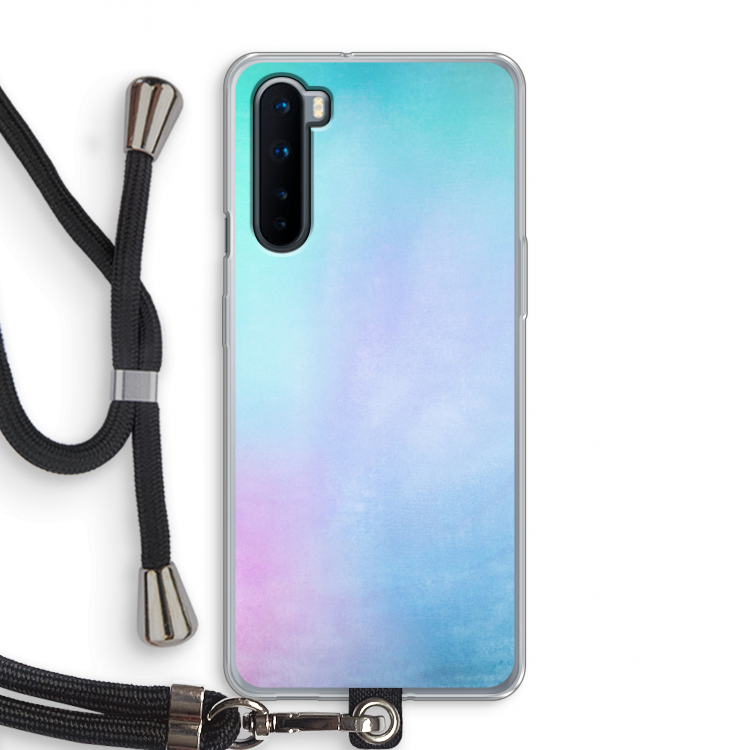 mist pastel: OnePlus Nord Transparant Hoesje met koord