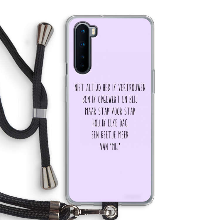 Zelfvertrouwen: OnePlus Nord Transparant Hoesje met koord