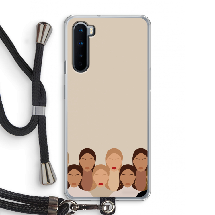 Girls girls girls: OnePlus Nord Transparant Hoesje met koord