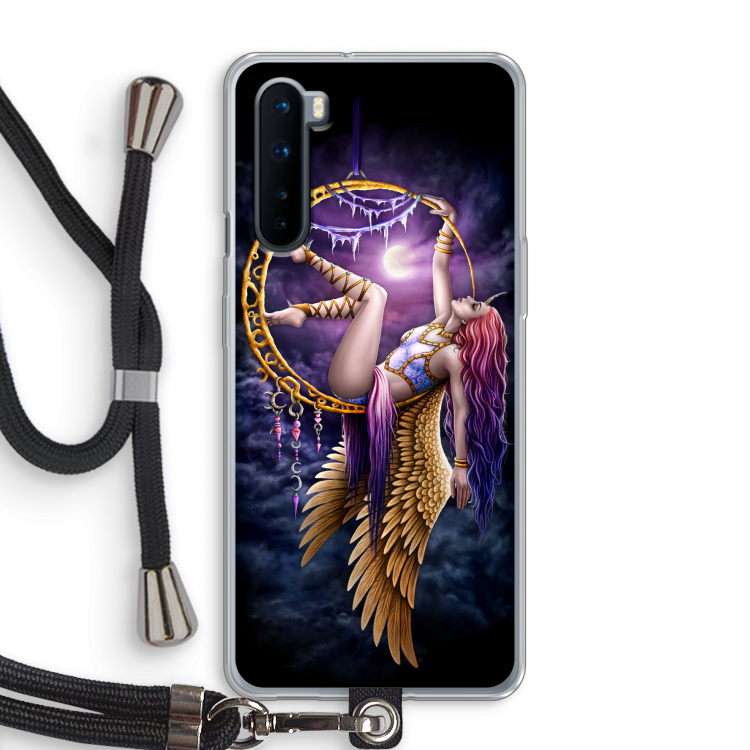 Aerial Angel: OnePlus Nord Transparant Hoesje met koord