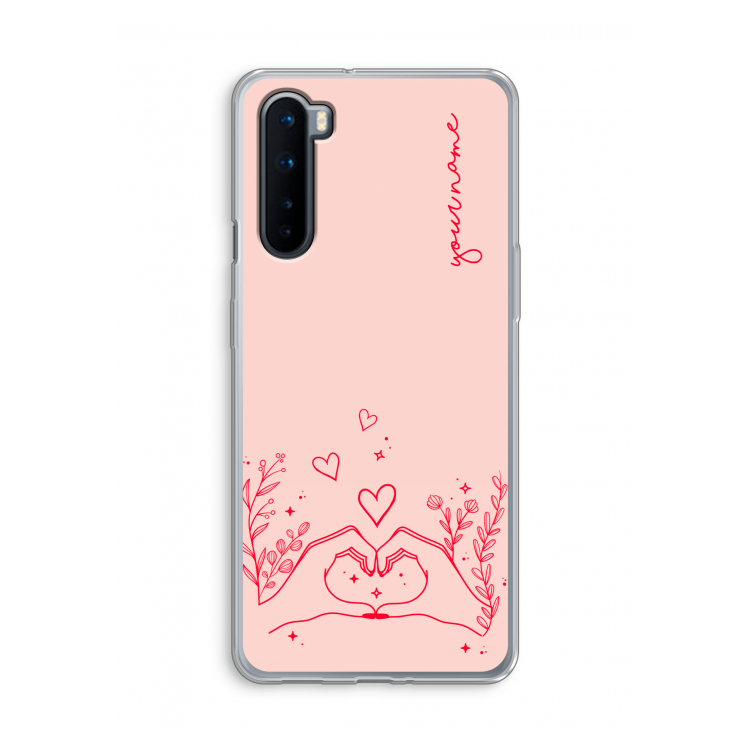 Love is in the air: OnePlus Nord Transparant Hoesje