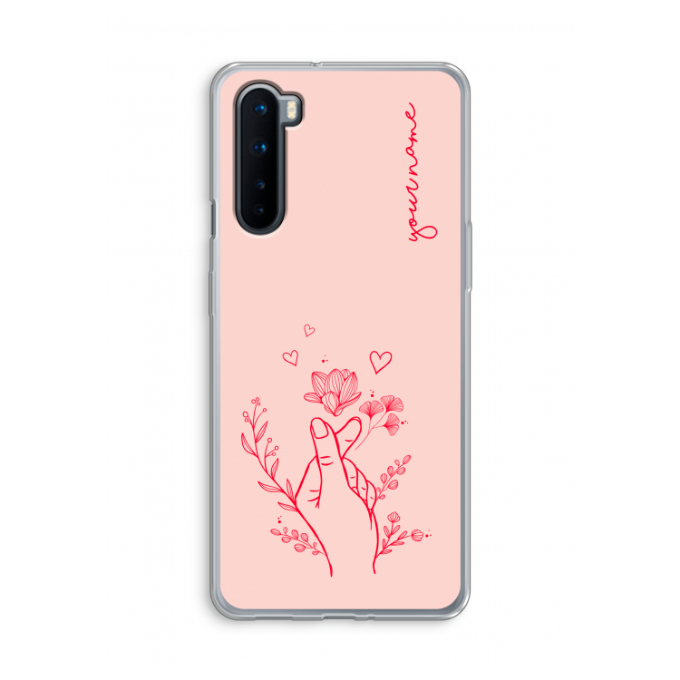 Giving Flowers: OnePlus Nord Transparant Hoesje