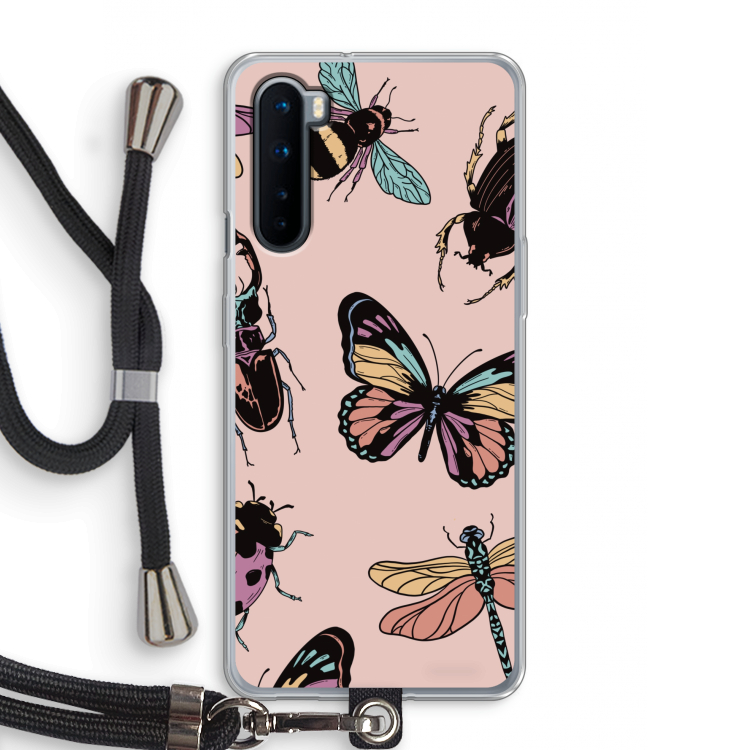 Tiny Bugs: OnePlus Nord Transparant Hoesje met koord